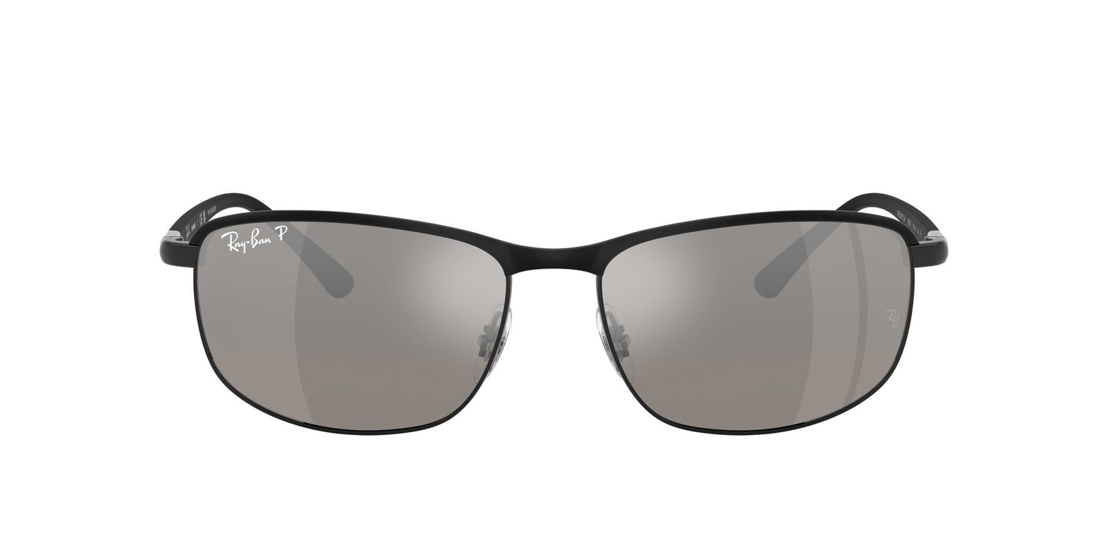 das Bild zeigt die Sonnenbrille RB3671 von Ray Ban in der Farbe Schwarz.